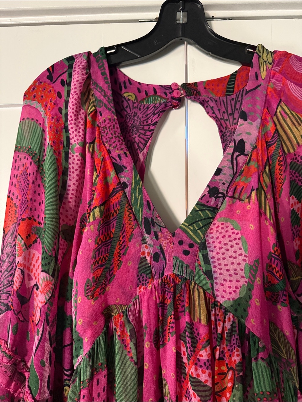Farm Rio Cool Leopards Long Sleeve Maxi - Picture 6 of 12